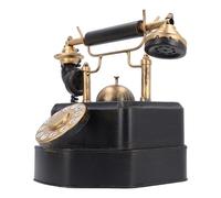 Alomejor Modèle de Téléphone Antique en Fer Vintage, Rétro, Vintage, Cadran Filaire, Décoration de Maison pour Les Amateurs de Rétro