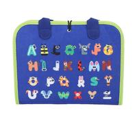 Alomejor Montessori Busy Board, Jouet d'apprentissage Pédagogique, Conseil de Voyage Sensoriel pour Le Développement de la motricité Fine, adapté aux Enfants âgés de 0 à 6 Ans