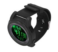 Alomejor Montre de Sport électronique Durable, Grand écran Multifonctionnel, étanche 5 Bars pour la Course à Pied (Black)