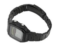 Alomejor Montre de Sport Numérique rétro-éclairé LED, pour étudiants, Multifonctionnelle, Bracelet en Acier Inoxydable, pour L'extérieur, pour Hommes et Femmes (#2)