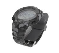 Alomejor Montre électronique de Sport pour Hommes, Affichage Numérique Multifonctionnel avec Alarme Veilleuse WR50M étanche, pour la Course à Pied, Le Camping et la Natation (Gris)