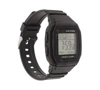 Alomejor Montre Numérique, Chronographe D'alarme Lumineuse Multifonction avec Affichage de la Date du Jour, Système 12/24 Heures, pour Hommes étudiants (Black)