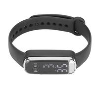 Alomejor Montre Numérique LED, élégante, Rechargeable, pour Un Usage Quotidien, Légère et Compacte (Black)