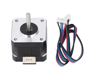 Alomejor Moteur Pas à Pas, Faible Bruit Haute Torsion Moteur 2 Phases Acier au Carbone Stable et Fiable for Imprimante 3D Robotique Industrielle CNC Projets Automatisation
