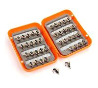 Alomejor Mouche pêche,40 pièces multifonctionnelles kit pêche Eau Douce mer doré Vert pour pêcheurs débutants Experts Lacs rivières côtes