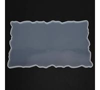 Alomejor Moule de Plateau à thé en Silicone, Outil Artisanal Flexible Fait à la Main pour Grands Plateaux, Sous-verres, Art époxy, pour de Merveilleuses Activités de W nd et de Vacances