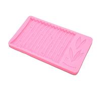 Alomejor Moule en Feuille de Bambou, Silicone de qualité Alimentaire pour la Fabrication de Gâteaux Fondants et de Chocolat, pour les Amateurs de Bricolage et les Boulangers Amateurs
