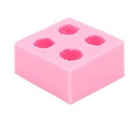 Alomejor Moule en Silicone aux Fraises, Flexible, sans Danger pour la Maison, Bricolage de Gâteaux au Chocolat, Cuisson de Gâteaux au Chocolat, Moule à Fondant en Silicone Souple de qualité (PINK)