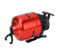 Alomejor Moulinet de Pêche à Face Fermée, Prévention des Emmêlements, Libération de Ligne Lisse, Roue de Pêche pour Les Amateurs de (Rouge)