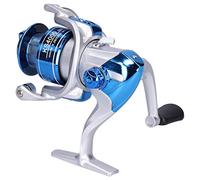Alomejor Moulinet Spinning, Construction en Acier et Métal, Enroulement de Ligne Lisse 13BB, Idéal pour la Pêche Générale et la Pêche en Mer (Métal+plastique acier 3)