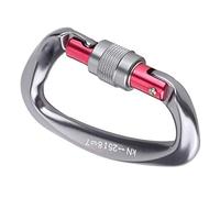 Alomejor Mousqueton d'escalade Verrouillage en D Aluminium pour Montagne Escalade Cavernes Travail Aérien