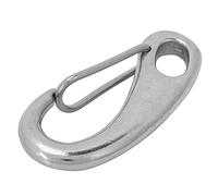 Alomejor Mousqueton en Acier Inoxydable pour la plongée Crochet de Liaison pour Plongée sous-Marine(70mm)