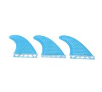 Alomejor Nageoire de Planche, Nageoire de Queue en Fibre de Verre en Nid d'abeille, Compatible pour la Rivière Paddle Board et Le Surf Océan
