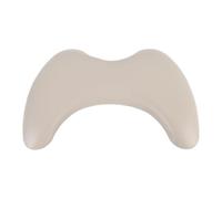 Alomejor Nails Tech Oreiller à Main en Forme de U pour Manucure en Cuir PU Souple, Repose-bras pour Ongles, Facile à Installer (Beige)