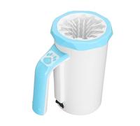 Alomejor Nettoyeur Automatique Puissant de Pattes de Chien, épurateur de Pattes Portable et Rechargeable pour Grands Chiens, Nettoyage Rapide pour un Usage Domestique, Brosse à Poils en Silicone,