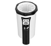 Alomejor Nettoyeur Automatique Puissant de Pattes de Chien, épurateur de Pattes Portable et Rechargeable pour Grands Chiens, Nettoyage Rapide pour un Usage Domestique, Brosse à Poils en Silicone,