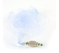 Alomejor Nylon Filet de PêChe Facile à Lancer avec Perles Lumineuses pour la PêChe Nocturne en Plein Air(7#)