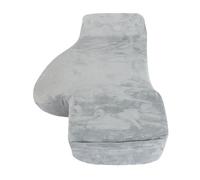 Alomejor Oreiller Ergonomique en Mousse à Mémoire de Forme pour Salon de beauté, Extension de Cils Respirante pour le Soutien du Cou