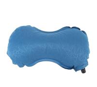 Alomejor Oreiller Gonflable, Oreiller de Voyage Compact Gonflable, Support de Cou Ergonomique avec Conception Portable Légère pour la Sieste au Bureau, Le Camping, Les Voyages en Voiture (Blue)
