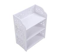 Alomejor Organisateur de Rangement pour étagère à Chaussures écologique Blanc 3 Couches pour Salon Chambre Salle de Bain Bureau 23,6"