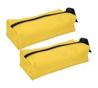 Alomejor Organisateur de Sacs de Rangement D'Outils Portables Taille Taille 2pcs avec Fermeture éclair Lisse, Adaptée pour Stocker Petits Outils, Articles Couture et Maquillage, en Polyester 600D,