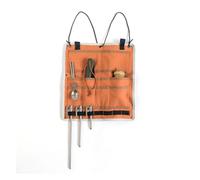 Alomejor Organisateur Suspendu de Camping, Organisateur de Poche Multifonctionnel en Toile avec Sangles de Fixation pour la Randonnée en Camping