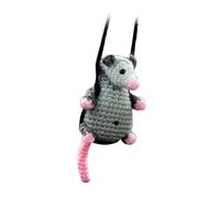 Alomejor Ornement Pendentif de Rétroviseur Screaming Possum, Décor Suspendu de Voiture en Acrylique Unique - Idéal pour les Passionnés de Voiture ou la Décoration D'arbre (B)