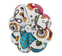 Alomejor Outil de Couture de Bracelet élastique Moelleux, Coussin à épingles, pour Débutants et Professionnels, Excellent Cadeau pour la Fête des Mères et Noël (Couture colorée)