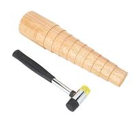 Alomejor Outil de Fabrication de Bijoux, Mandrin de Bracelet Durable et Robuste + Marteau pour les Fabricants de Bijoux et les Travailleurs