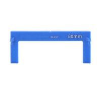 Alomejor Outil de Mesure de la Hauteur du Siège de Vélo, Ajusteur de Selle de Vélo en Plastique Réutilisable pour de Route de Montagne avec Réglage Rapide de la Hauteur, Fixation Sécurisée