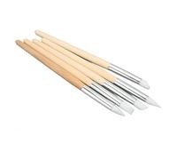 Alomejor Outil de Nettoyage de Cadran de Montre, Ensemble de Stylos Brosse à Rayures Durables pour Les Réparateurs, 5 Pièces dans L'emballage Matériau: Silicone, Bûche