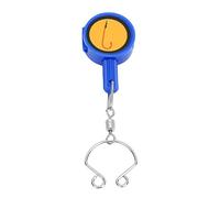 Alomejor Outil de Nouage de Nœuds de Pêche, Coupe-Ligne en Acier Inoxydable avec Couvercle à 360 Degrés, Idéal pour Les Pêcheurs d'eau Douce et Débutants (S)