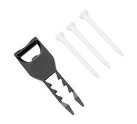 Alomejor Outil de Réparation de Divot de Golf, Outil Multifonctionnel de Réparation de Divot de Golf avec Réglage de la Hauteur du Tee, Nettoyeur de Rainure, Aide à L'alignement du Putter, (de