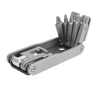 Alomejor Outil de Réparation Vélo, 17 en 1 Multifonction Portable en Acier | Construction en Acier Inoxydable 420, Pliable de 3,3 Pouces, Multitool avec Clés et Tournevis, Compact pour Sac de Vélo ou