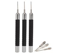 Alomejor Outil de Retrait de Maillons de Bracelet de Montre Durable en Alliage, Retrait Rapide pour Les Broches du Bracelet de Montre, Poignée Moletée pour Plus de Confort, 3 Pièces pour la