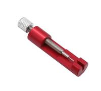 Alomejor Outil de Retrait de Maillons de Montre Efficace pour Le Réglage du Bracelet, Kit de Redimensionnement de Remplacement en Acier Inoxydable pour Un Usage Domestique et Professionnel (Rouge)