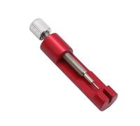 Alomejor Outil de Retrait de Maillons de Montre Efficace pour Le Réglage du Bracelet, Kit de Redimensionnement de Remplacement en Acier Inoxydable pour Un Usage Domestique et Professionnel (Rouge)