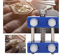 Alomejor Outil de Support de Montre, Opération Pratique pour la Réparation de Montres, Léger et Portable pour Les Horlogers Jaune (Blue)