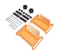 Alomejor Outil de Travail du Bois de stabilité pour Planches à Plumes pour Scies de Table, Scies à Ruban, Accessoires de sécurité pour Toupie, Perceuse de Table, Amateurs de Presse, Nylon, 2 Unités