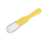 Alomejor Outil Pratique de Nettoyage des Mauvaises Herbes en Fer, adapté à la Pelouse, Lame Incisive en ABS, 1 Outil de Désherbage Manuel (Yellow)