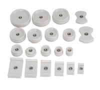 Alomejor Outil Professionnel de Réparation de Montres, Machine de Capsulage, Accessoires, Coque Arrière, Matrices de Presse pour Horlogers, Kit Robuste et Portable de 20 Pièces