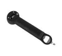 Alomejor Ouvre-bocal Réglable en Acier Inoxydable, Ouvre-boîte Effort pour les Mains Faibles (BLACK)