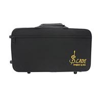 Alomejor Oxford Chiffon Sac de clarinette, Noir avec rembourrage en mousse épaisse Sac de rangement avec sangle pour flûte Clarinette