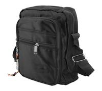 Alomejor Oxford Pathing Sac tendance décontracté Capasional Grande capacité Plusieurs couches Men Sling Bag for Business Office School, Noir , Décontracté