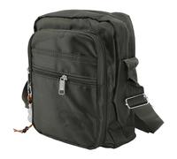 Alomejor Oxford Pathing Sac tendance décontracté Capasional Grande capacité Plusieurs couches Men Sling Bag for Business Office School, vert, Décontracté