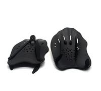 Alomejor Pagaies de Natation, Pagaies D'entraînement de Natation de Conception Ergonomique avec Sangles Réglables, pour Femmes, Hommes, Enfants et Adultes dans Une Piscine Intérieure et (#2)