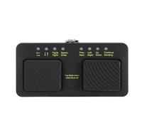 Alomejor Page Turner Pedal Wireless Music Page Turner Foot Pédale pour Ordinateur Portable PC avec une Batterie de Longue Durée de Contrôle Tactile Silencieuse Diverse compatibilité d'applications
