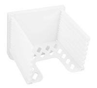 Alomejor Pain Outil de de Pain Pratique pour la Cuisine Conception Compacte pour Toasts Bagels Fromage Jambon 6,3x5,9x5,8 Pouces ABS Blanc 4 Pièces Accessoires