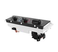 Alomejor Panneau de Contrôle de Température de Voiture Automatique ABS A C Contrôle de Chauffage avec Interrupteur de Moteur de Ventilateur 13 Bornes Remplacement Direct pour 1999 à 2004 avec