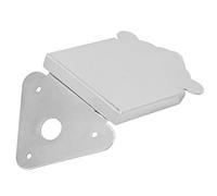 Alomejor Panneau de Traction de Câble de Mandoline en Acier de Haute qualité avec Couvercle Décoratif chromé Brillant pour Guitare électrique, Design Exquis pour les Amateurs de Musique (QB08